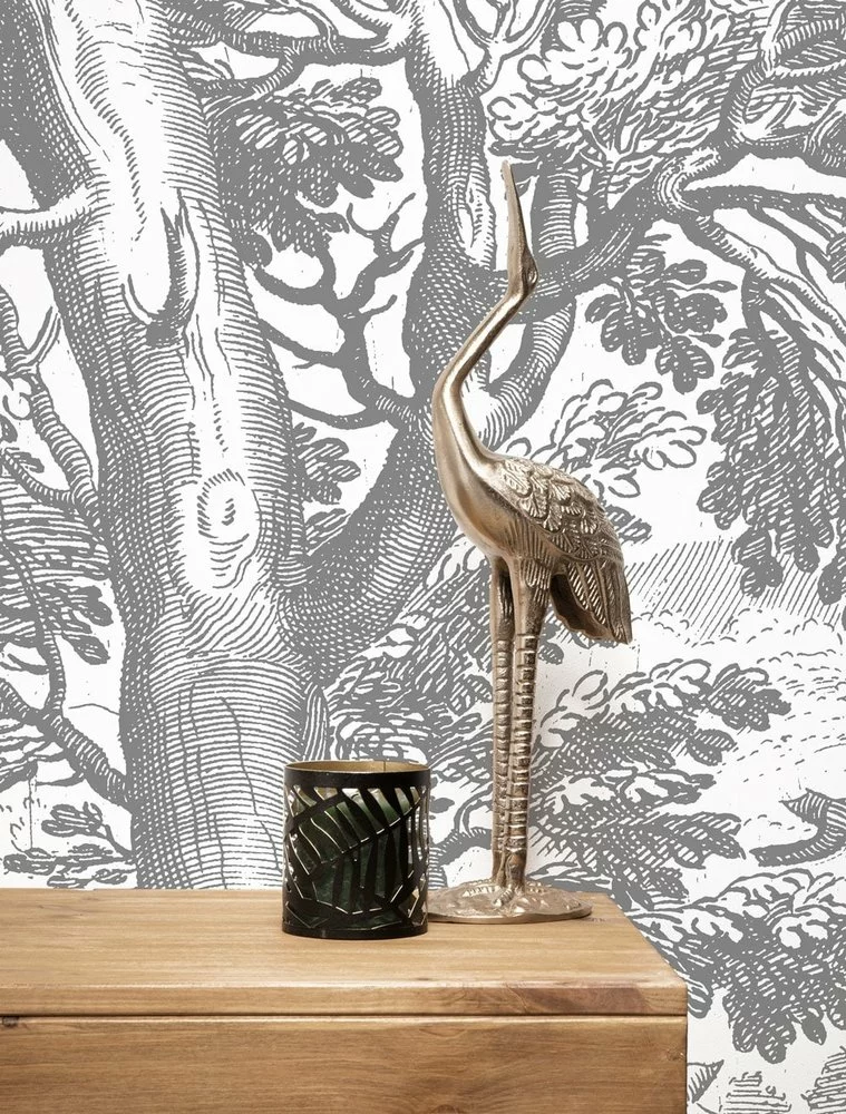 KEK Amsterdam Engraved Landschappen Behang Grijs WP-781 400x280cm 7 KEK Amsterdam Engraved Landschappen Behang Grijs WP-781 400x280cm - Afbeelding 5