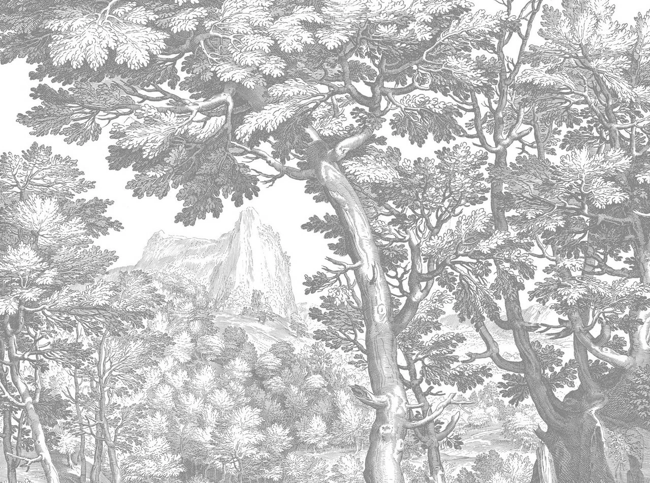 KEK Amsterdam Engraved Landschappen Behang Grijs WP-781 400x280cm 3 KEK Amsterdam Engraved Landschappen Behang Grijs WP-781 400x280cm