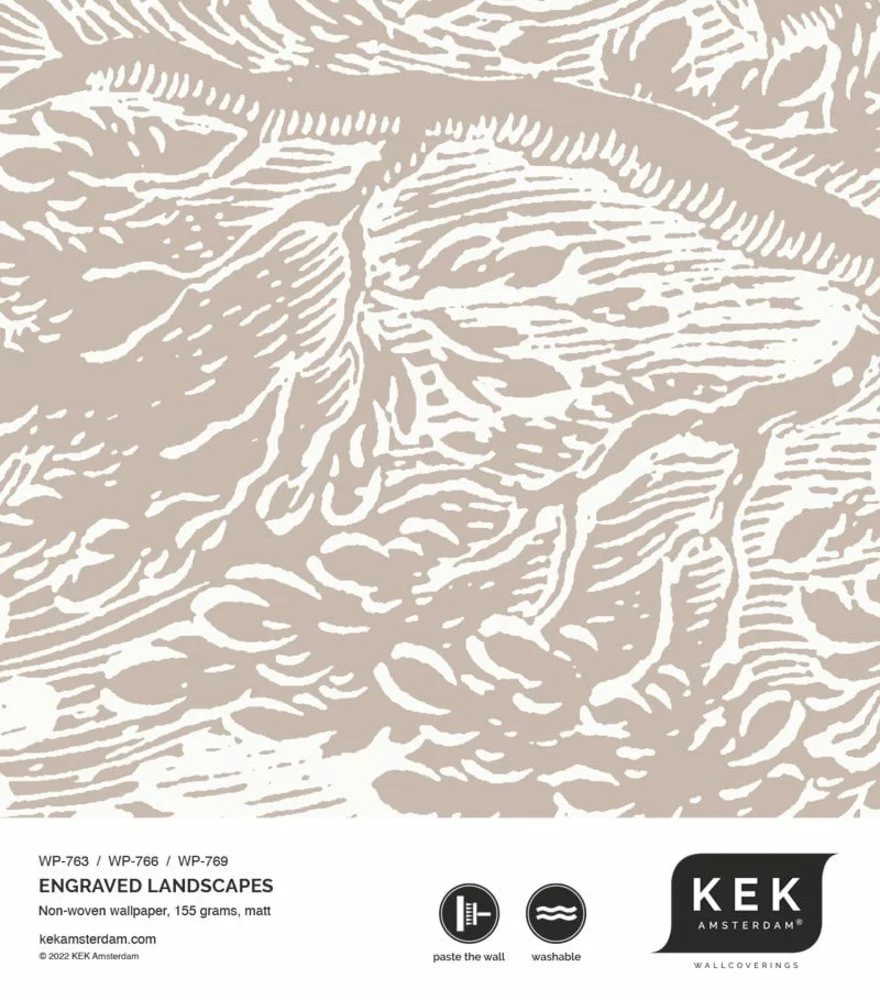 KEK Amsterdam Engraved Landschappen Behang Zand WP-763 200x280cm 5 KEK Amsterdam Engraved Landschappen Behang Zand WP-763 200x280cm - Afbeelding 3