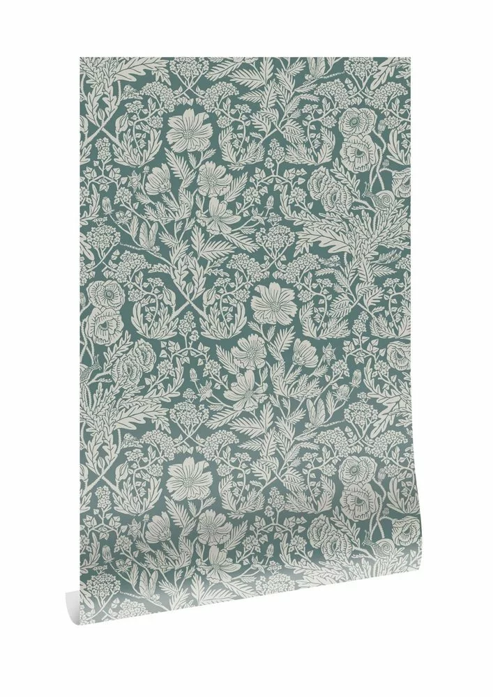 KEK Amsterdam Getekende Bloemen Behang 100x280cm - FR-001 4 KEK Amsterdam Getekende Bloemen Behang 100x280cm - FR-001 - Afbeelding 2