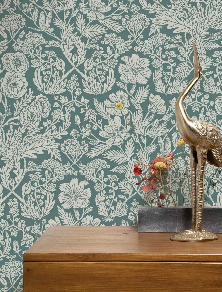 KEK Amsterdam Getekende Bloemen Behang 100x280cm - FR-001 8 KEK Amsterdam Getekende Bloemen Behang 100x280cm - FR-001 - Afbeelding 6