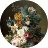 KEK Amsterdam Golden Age Flowers Behangcirkel SC-075 ø142,5cm