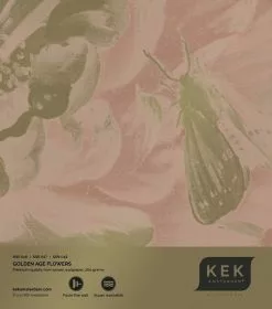 KEK Amsterdam Golden Age Flowers Goud Behang MW-046 - 200x280cm 7 KEK Amsterdam Golden Age Flowers Goud Behang MW-046 - 200x280cm -Goedkope Behang Winkel kek amsterdam golden age flowers goud behang mw 04 2