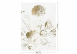 KEK Amsterdam Golden Age Flowers Goud Behang MW-049 - 200x280cm