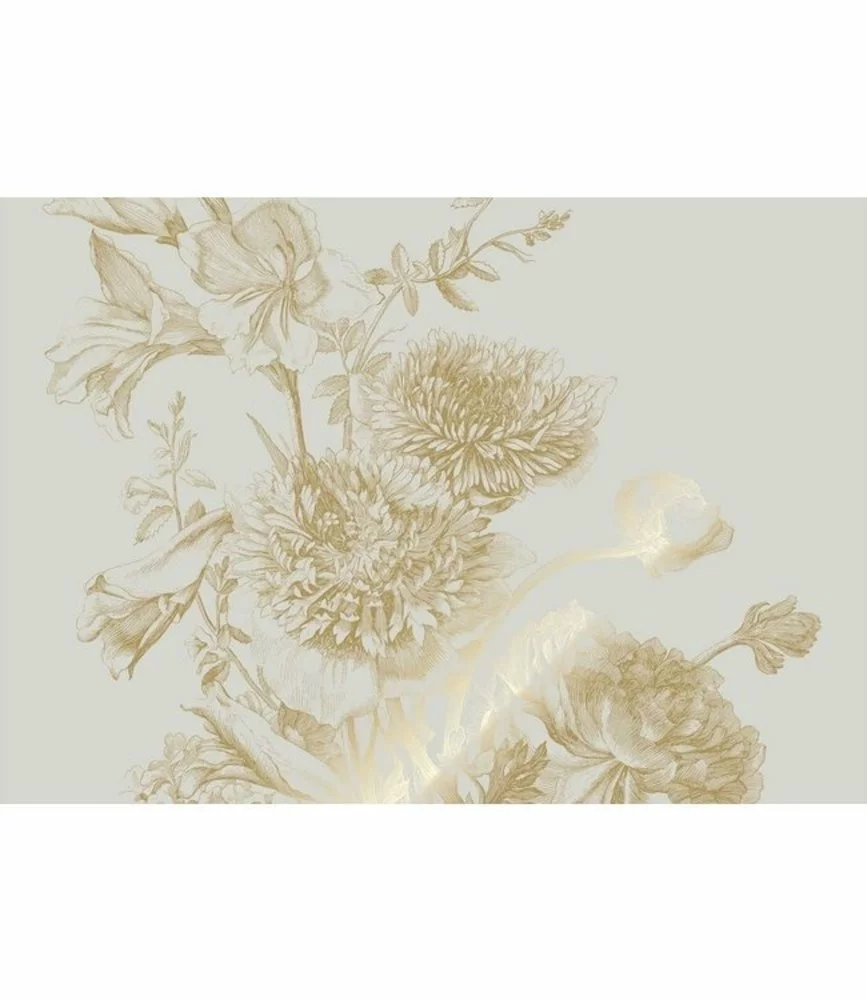 KEK Amsterdam Goud Engraved Bloemen Behang Zand MW-143 200x280cm 3 KEK Amsterdam Goud Engraved Bloemen Behang Zand MW-143 200x280cm