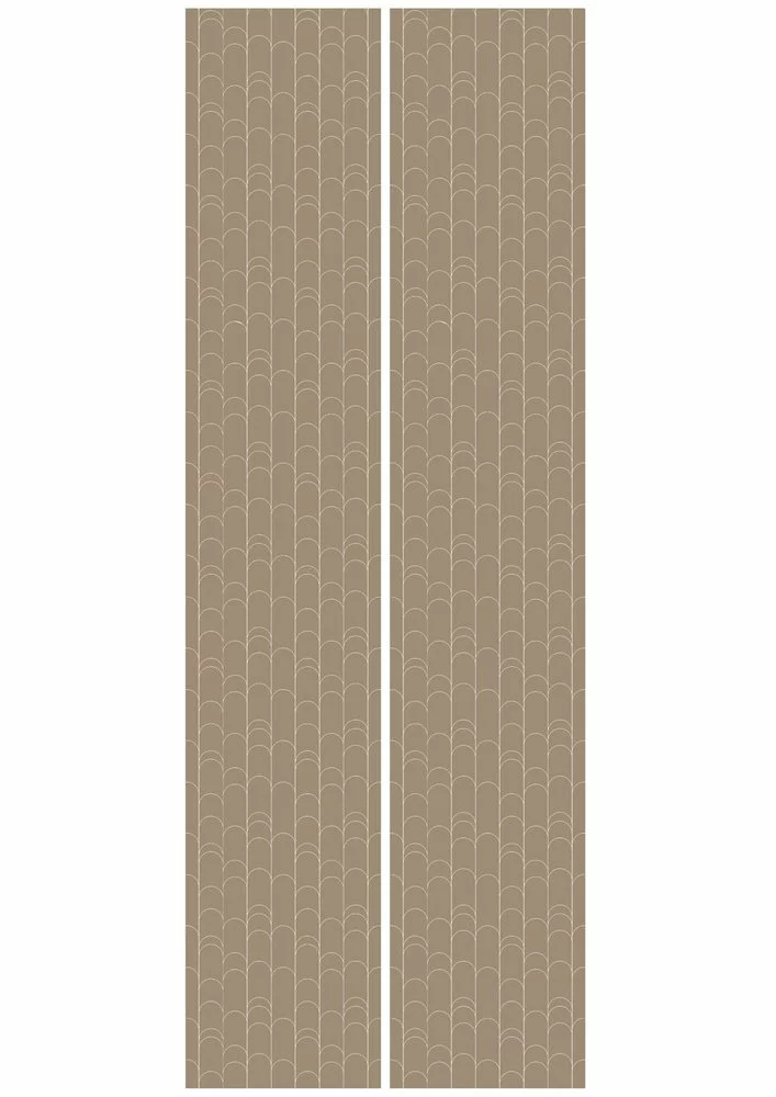 KEK Amsterdam Grafische Lijnen Behang 100x280cm Klei WP-739 4 KEK Amsterdam Grafische Lijnen Behang 100x280cm Klei WP-739 - Afbeelding 2