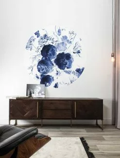 KEK Amsterdam Royal Blue Flowers Behangcirkel CK-001 ø190cm 9 KEK Amsterdam Royal Blue Flowers Behangcirkel CK-001 ø190cm -Goedkope Behang Winkel kek amsterdam royal blue flowers behangcirkel ck 0 3