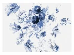 KEK Amsterdam Royal Blue Flowers III Bloemen Behang -Goedkope Behang Winkel kek amsterdam royal blue flowers iii bloemen behan 6