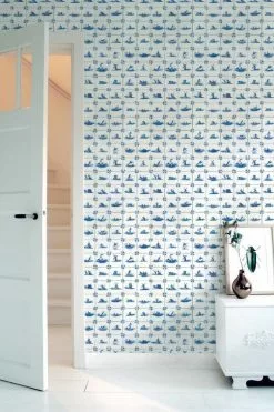 KEK Amsterdam Royal Blue Tiles Behang 9 KEK Amsterdam Royal Blue Tiles Behang -Goedkope Behang Winkel kek amsterdam royal blue tiles behang 3