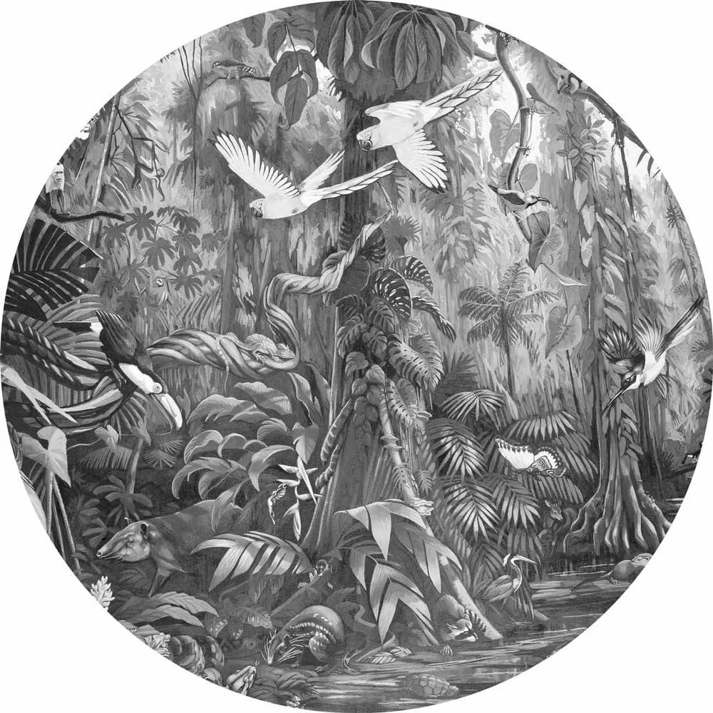 KEK Amsterdam Tropical Landscapes Behangcirkel CK-006 - ø190cm 3 KEK Amsterdam Tropical Landscapes Behangcirkel CK-006 - ø190cm