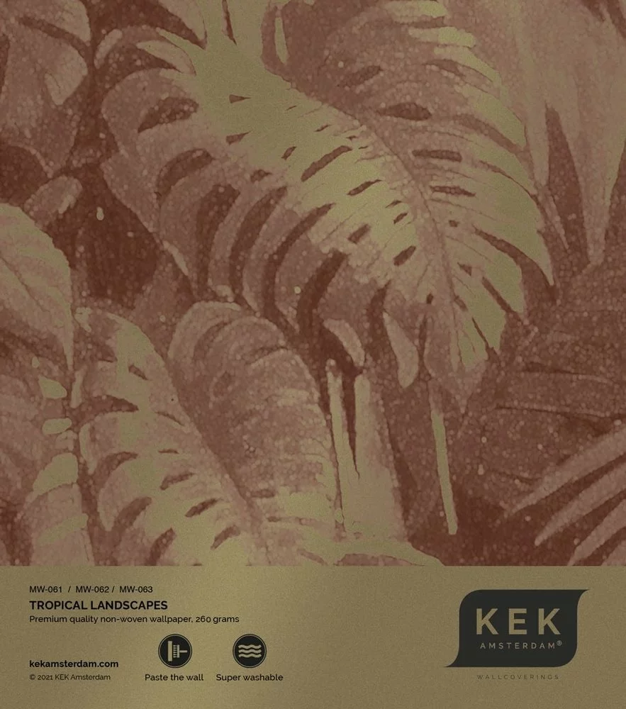 KEK Amsterdam Tropical Landscapes Goud Behang MW-063 - 400x280cm 5 KEK Amsterdam Tropical Landscapes Goud Behang MW-063 - 400x280cm - Afbeelding 3