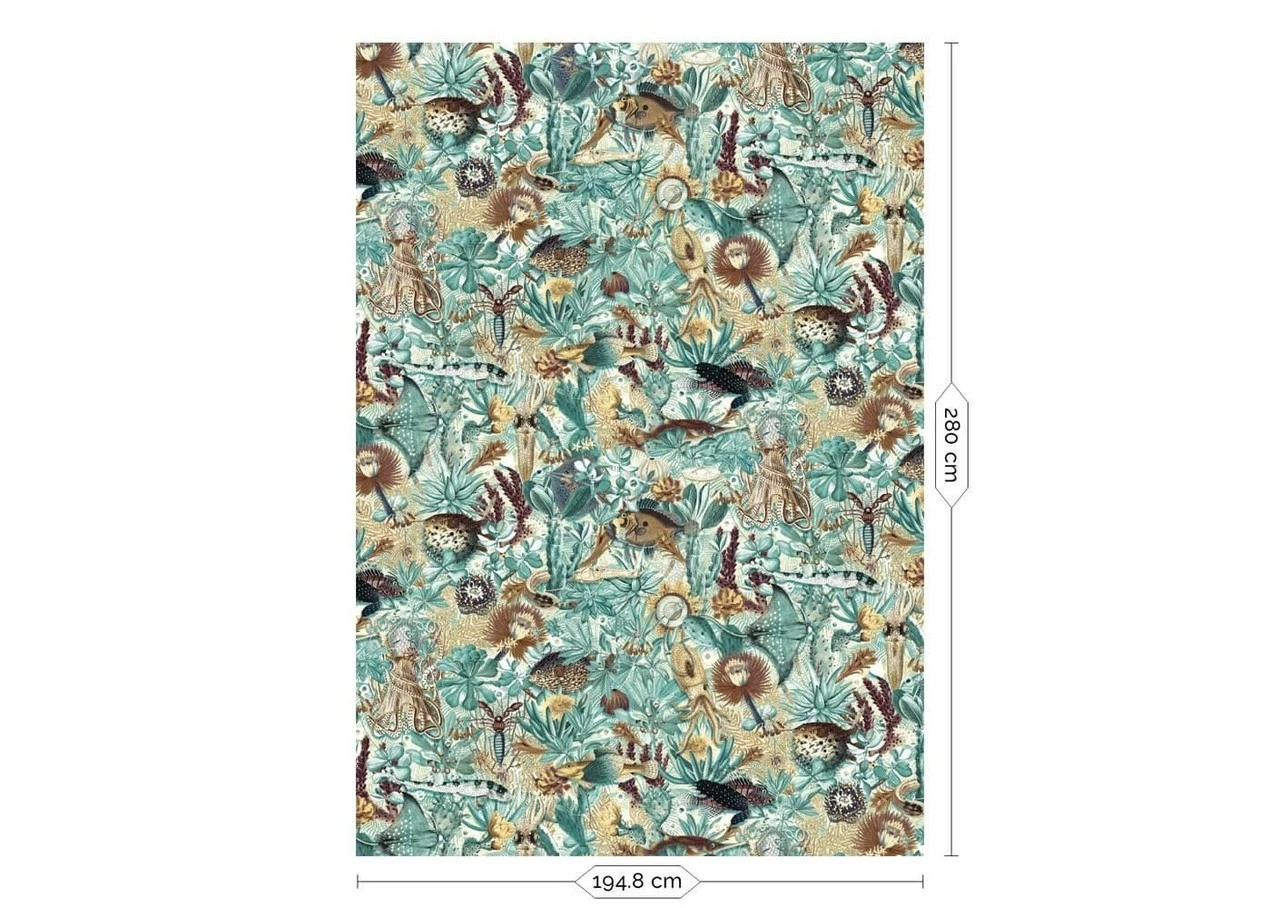 KEK Amsterdam Underwater Jungle Fotobehang WP-683 - 194,8 X 280 Cm 3 KEK Amsterdam Underwater Jungle Fotobehang WP-683 - 194,8 X 280 Cm