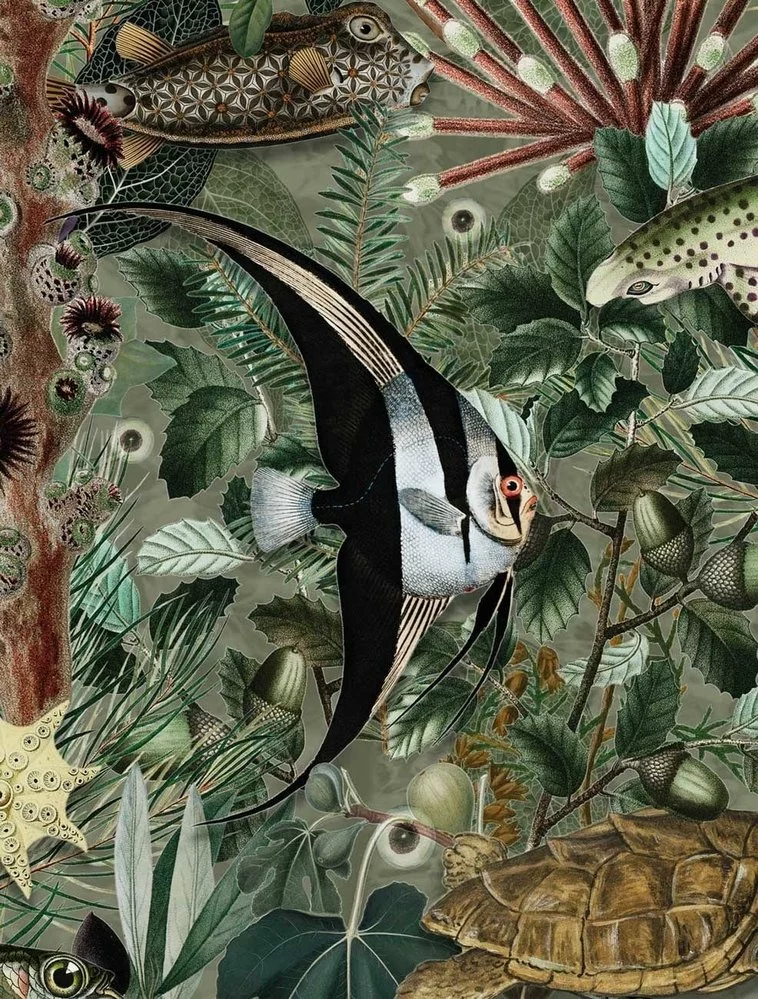 KEK Amsterdam Underwater Jungle Fotobehang WP-691 - 292,2 X 280 Cm 4 KEK Amsterdam Underwater Jungle Fotobehang WP-691 - 292,2 X 280 Cm - Afbeelding 2