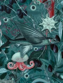 KEK Amsterdam Underwater Jungle Fotobehang WP-692 - 292,2 X 280 Cm -Goedkope Behang Winkel kek amsterdam underwater jungle fotobehang wp 692 2