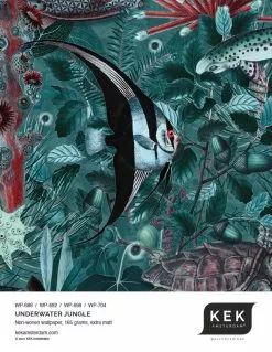 KEK Amsterdam Underwater Jungle Fotobehang WP-692 - 292,2 X 280 Cm -Goedkope Behang Winkel kek amsterdam underwater jungle fotobehang wp 692 6