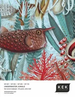 KEK Amsterdam Underwater Jungle Fotobehang WP-693 - 292,2 X 280 Cm -Goedkope Behang Winkel kek amsterdam underwater jungle fotobehang wp 693 5