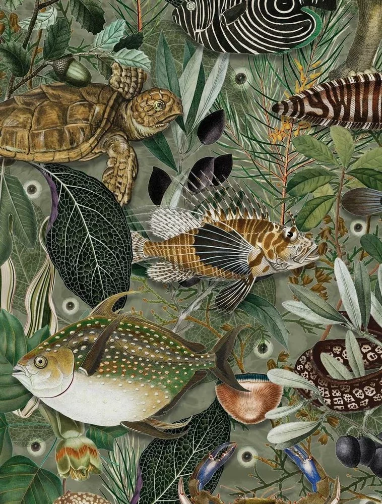 KEK Amsterdam Underwater Jungle Fotobehang WP-697 - 389,6 X 280 Cm 5 KEK Amsterdam Underwater Jungle Fotobehang WP-697 - 389,6 X 280 Cm - Afbeelding 3