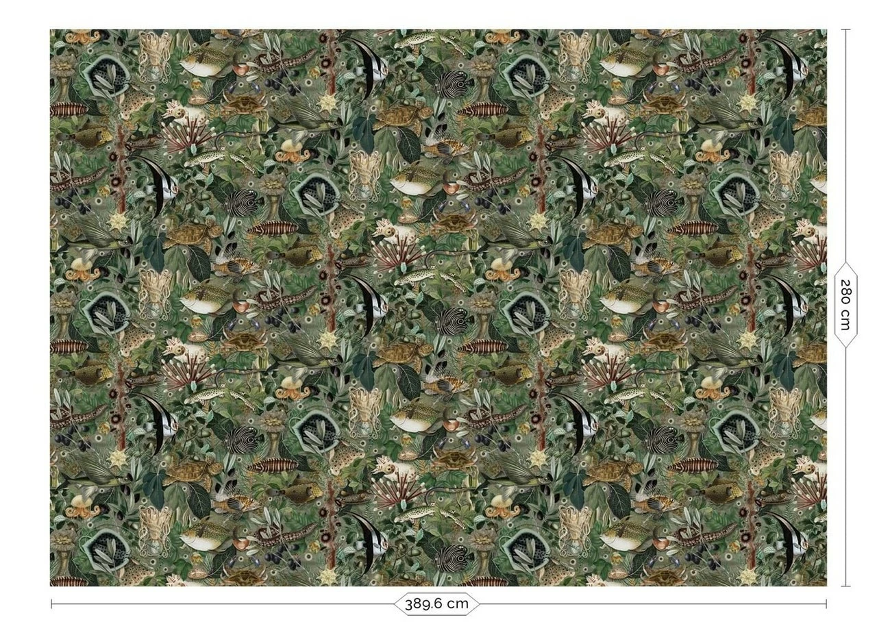 KEK Amsterdam Underwater Jungle Fotobehang WP-697 - 389,6 X 280 Cm 3 KEK Amsterdam Underwater Jungle Fotobehang WP-697 - 389,6 X 280 Cm