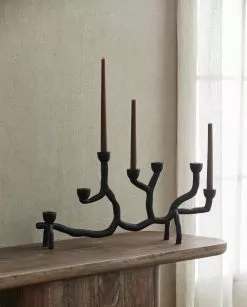 Nordal Barra Kandelaar Zwart - 3155 -Goedkope Behang Winkel nordal barra kandelaar zwart 3155 2