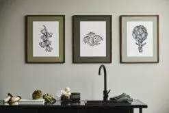 Nordal Garlic Illustration - Donker Eiken -Goedkope Behang Winkel nordal garlic illustration donker eiken 2