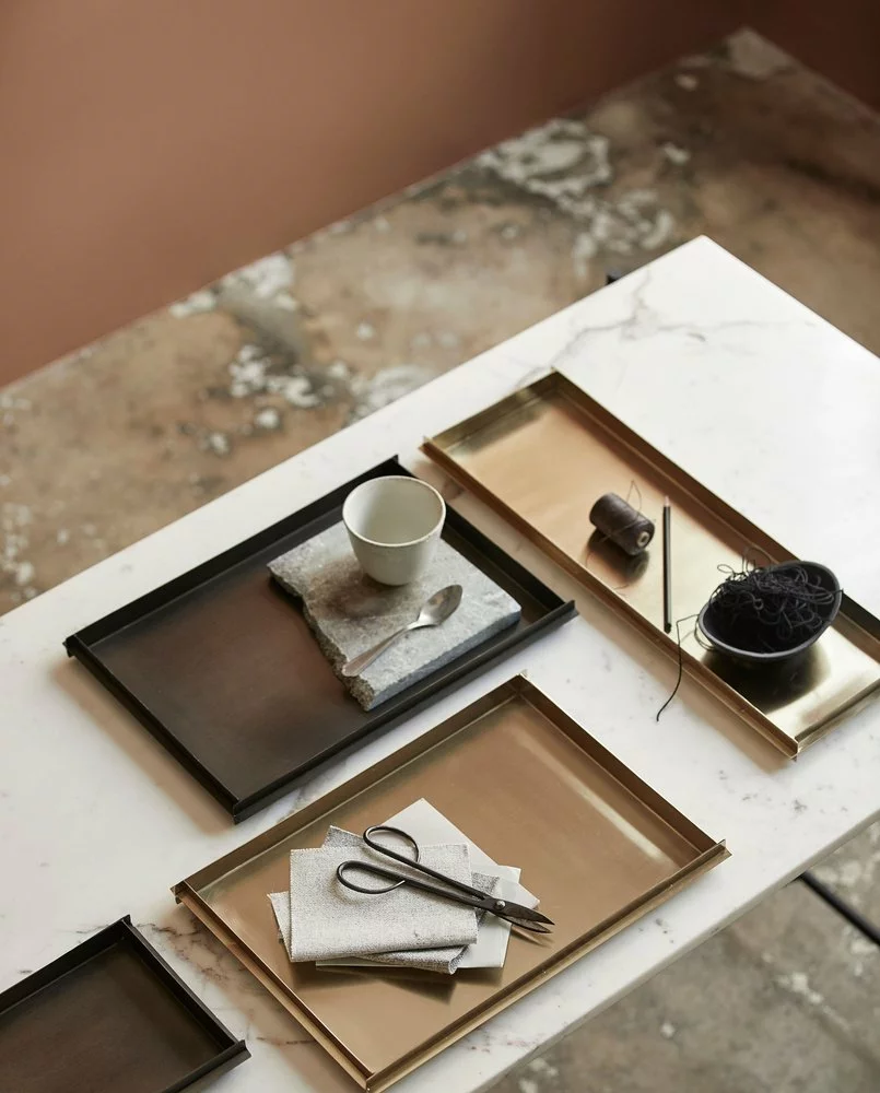 Nordal Kodiak Dienblad Goud - 69920 4 Nordal Kodiak Dienblad Goud - 69920 - Afbeelding 2