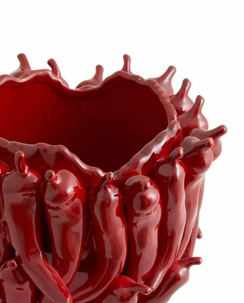 Nordal Torres Vaas Rood - 33033 4 Nordal Torres Vaas Rood - 33033 - Afbeelding 2