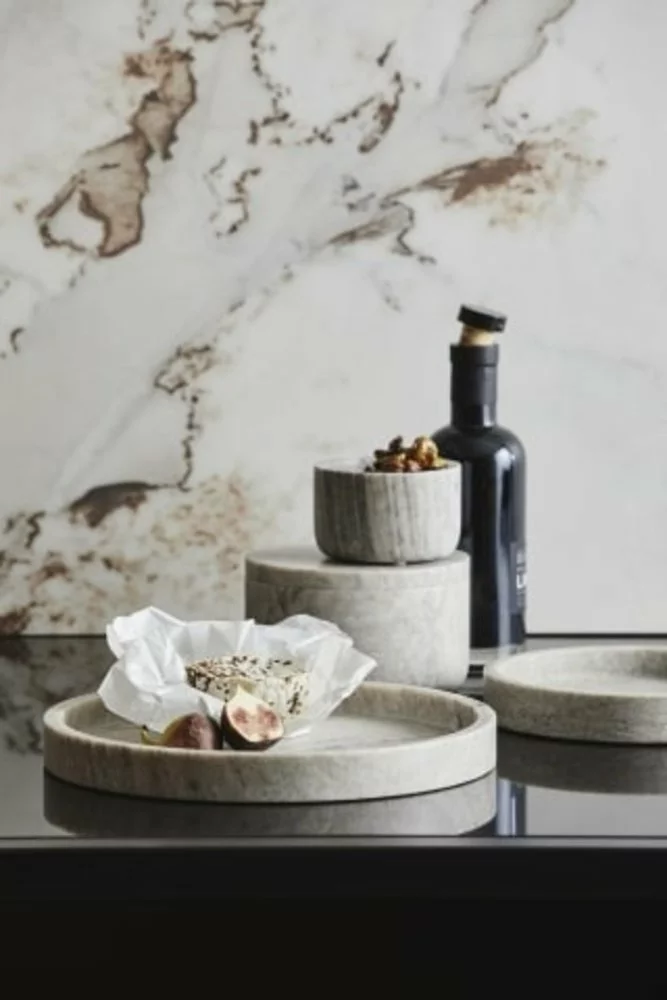 Nordal Vinga Dienblad Large - Bruin Marmer 5 Nordal Vinga Dienblad Large - Bruin Marmer - Afbeelding 3