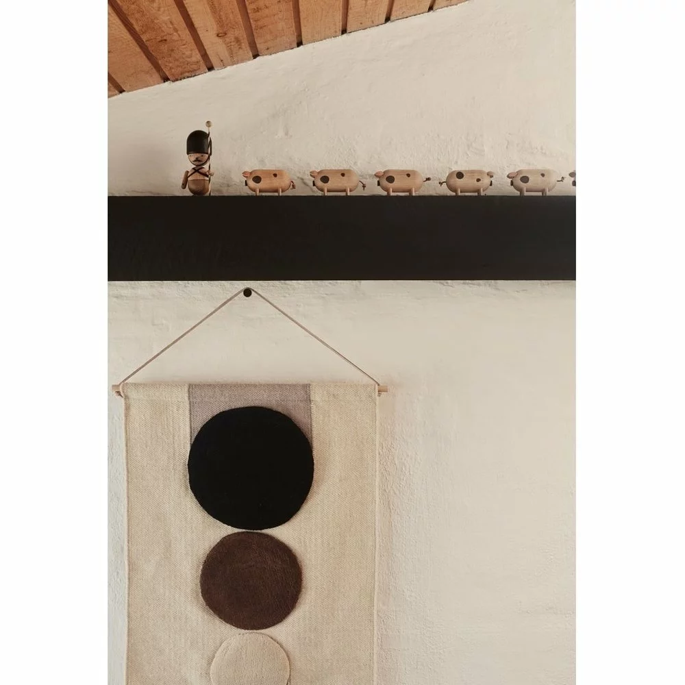 OYOY Maru Wandkleed Offwhite/bruin - L300291 6 OYOY Maru Wandkleed Offwhite/bruin - L300291 - Afbeelding 4